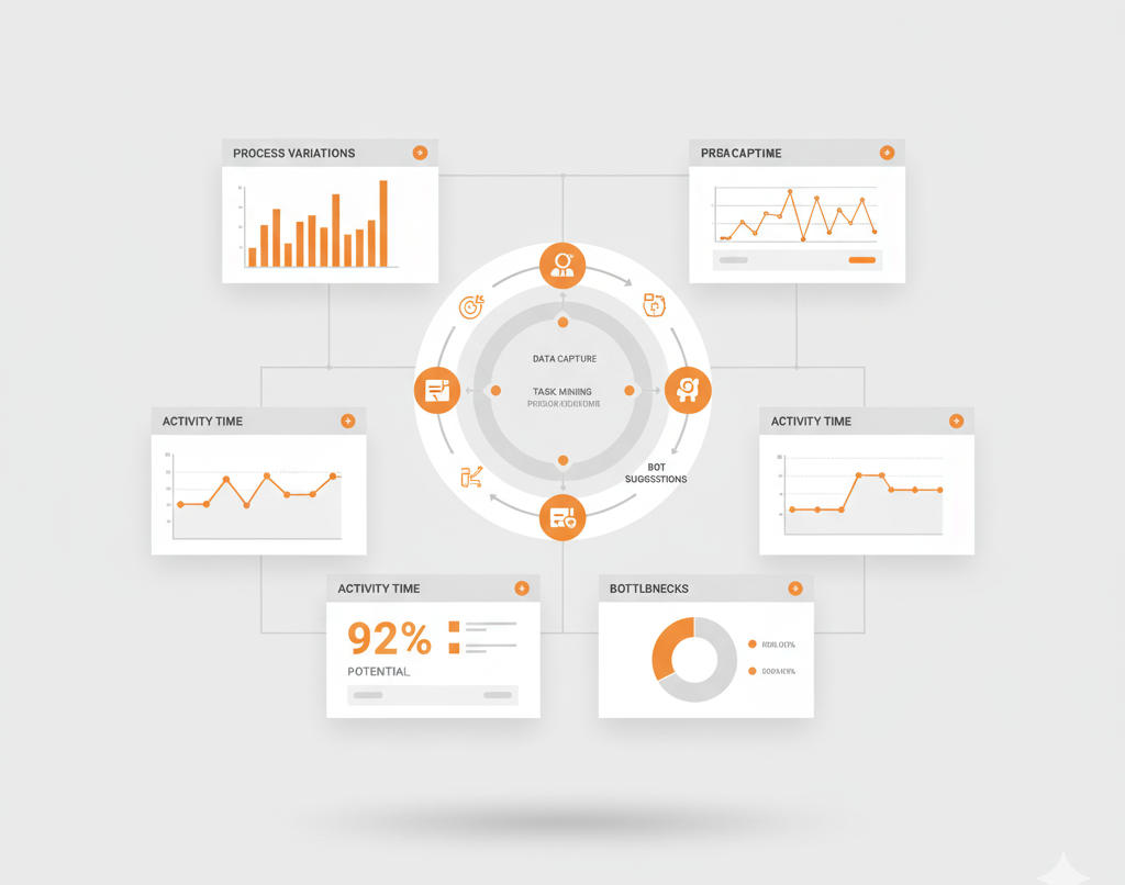 Generative AI brain nodes graphic