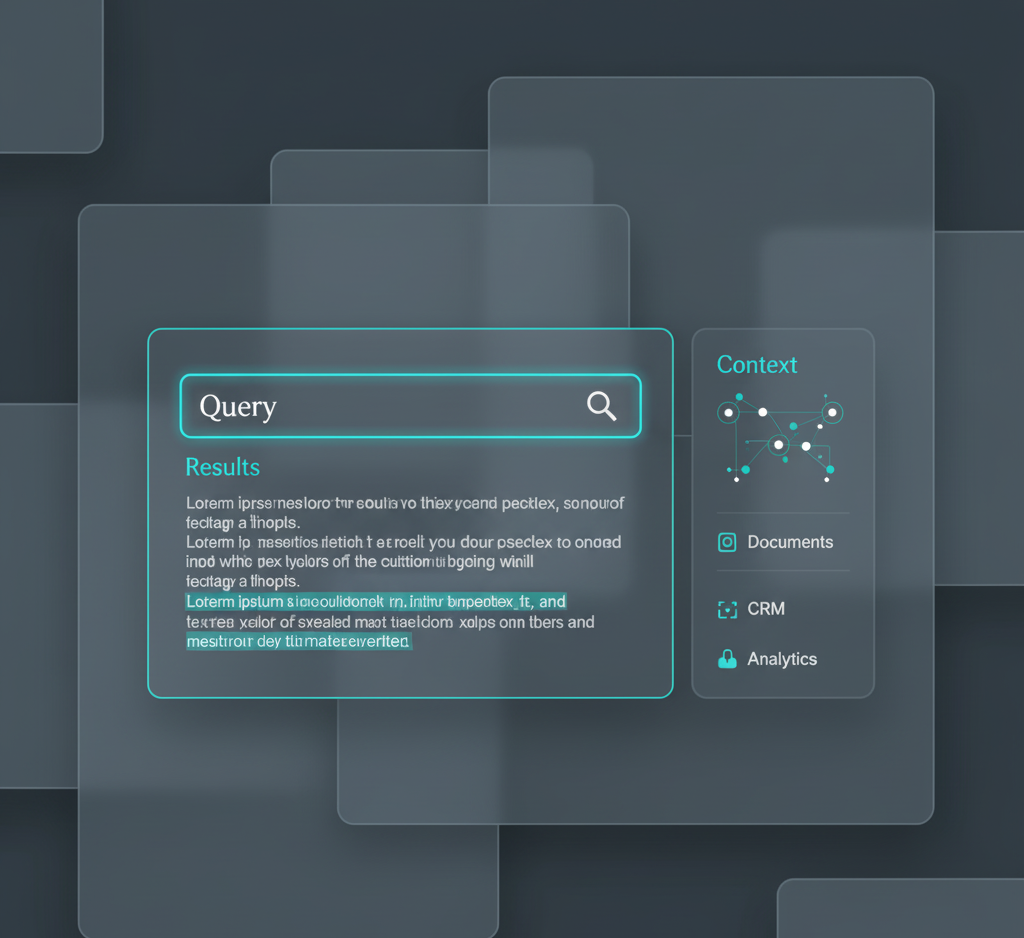 AI network hand graphic for NLP