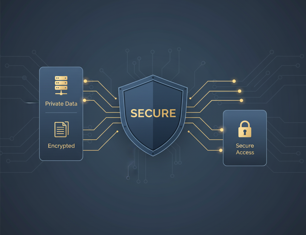Generative AI brain nodes graphic